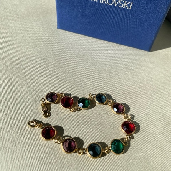 Swarovski multi color crystal bracelet - Picture 1 of 14